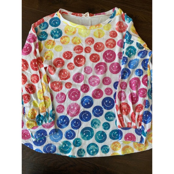 BiBi Brand Smiley Face Top - Picture 1 of 4